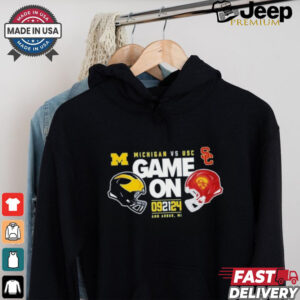 Design Michigan Wolverines vs USC 2024 Game On Match Up T Shirt