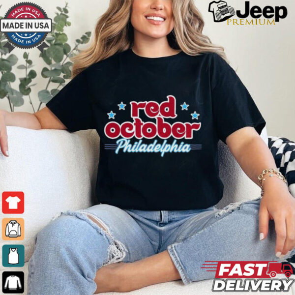 Design Red October Philadelphia Baseball 2024 Shirt