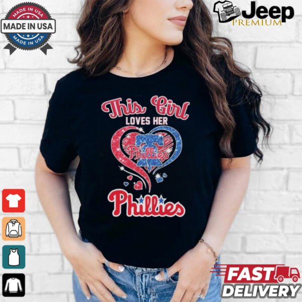 Design This Girl Love Her Philadelphia Phillies Diamonds 2024 Shirt