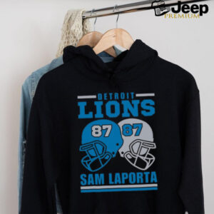 Detroit Lions Sam Laporta 87 American Football Retro T Shirt