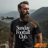 Detroit Lions Sunday Football Club Heavyweight T Shirt