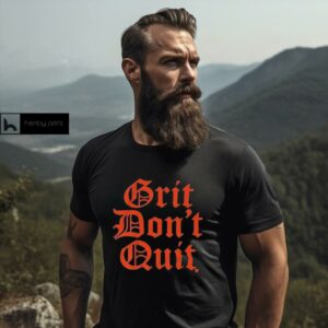 Detroit baseball grit don’t quit shirt