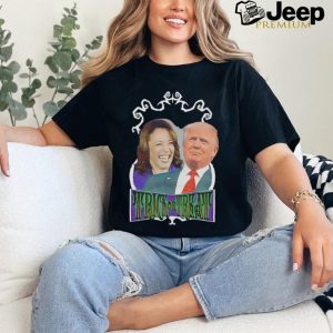 Donald Trump and Kamala Harris trick or treat Halloween shirt