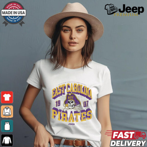 East Carolina Pirates Field Arched Wordmark T Shirt