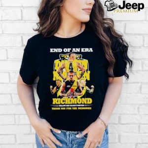 End of an era Dustin Martin Richmond yellow and black forever signature shirt