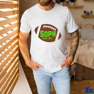 Football Sophomore School Year 2024 2025 In Green T shirt