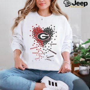 Georgia Bulldogs Heart Shirt