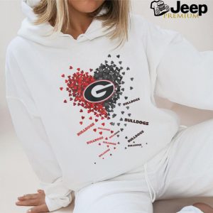 Georgia Bulldogs Heart Shirt