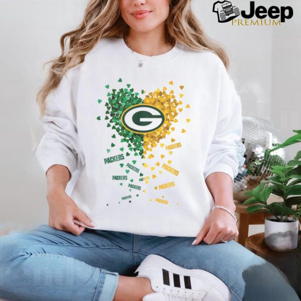 Green Bay Packers Heart Shirt