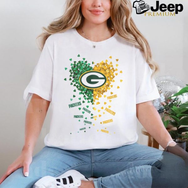 Green Bay Packers Heart Shirt