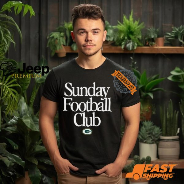 Green Bay Packers Sunday Football Club Heavyweight T Shirt