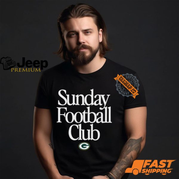 Green Bay Packers Sunday Football Club Heavyweight T Shirt