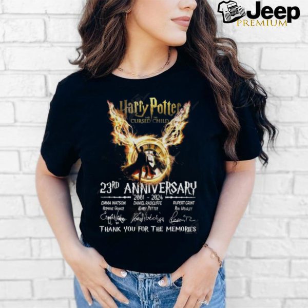 Harry Potter And The Cursed Child 23rd Anniversary 2001 – 2024 Thank You For The Memories T Shirt