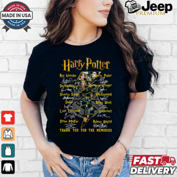 Harry Potter Characters Thank You For The Memories T Shirt