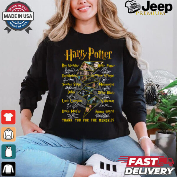 Harry Potter Characters Thank You For The Memories T Shirt