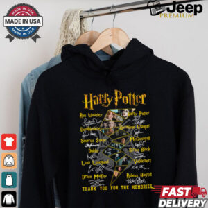 Harry Potter Characters Thank You For The Memories T Shirt