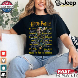 Harry Potter Characters Thank You For The Memories T Shirt