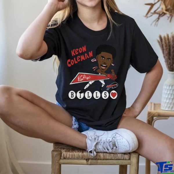 Homage Bills Keon Coleman T Shirt