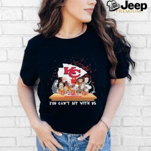 Horror Characters Movie Team You Can’t Sit With Us Kansas City Chiefs Halloween Shirt