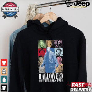 Horror characters Halloween The Terrors Tour shirt