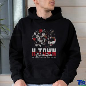 Houston Football H Town We're Here T Shirt