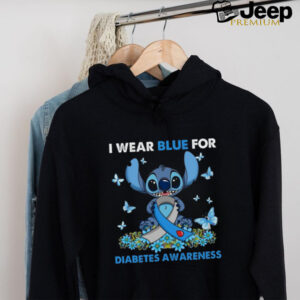 I wear blue for diabetes awareness shirt