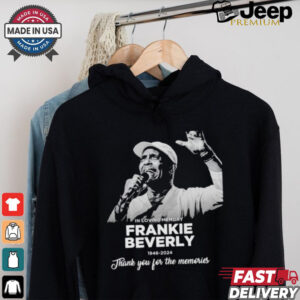 In Loving Memery Frankie Beverly 1946 2024 Thank You For The Memories T Shirt