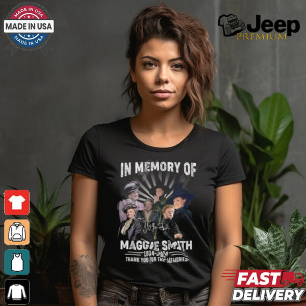 In Memory Of Maggie Smith 1934 2024 Thank You For The Memories T Shirt