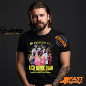 In Memory Of Rich Homie Quan 1989 2024 Thank You For The Memories T Shirt