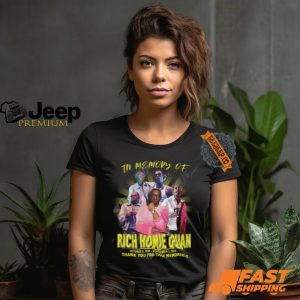 In Memory Of Rich Homie Quan 1989 2024 Thank You For The Memories T Shirt