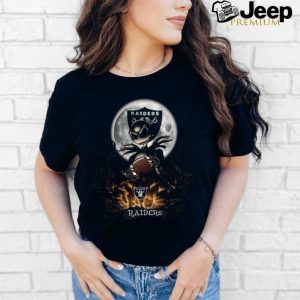 Jack Skellington Las Vegas Raiders Halloween Is Coming 2024 Shirt