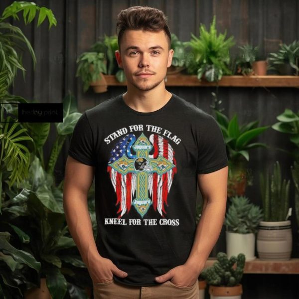 Jacksonville Jaguars Stand For The Flag Kneel For The Cross 2024 T shirt