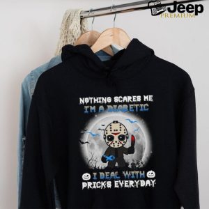 Jason Voorhees nothing scares Me I’m a diabetic I deal with pricks everyday Halloween 2024 Shirt