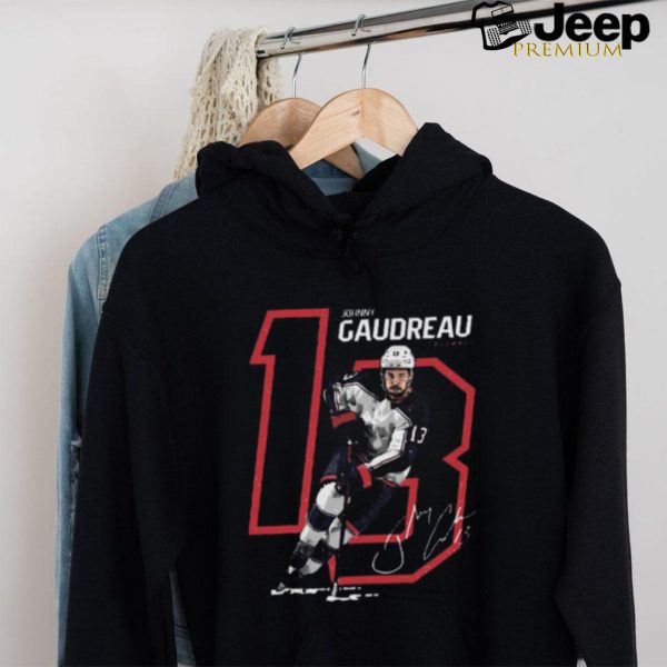 Johnny Gaudreau Columbus Offset T Shirt