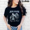 Jon snow king in the north shirt