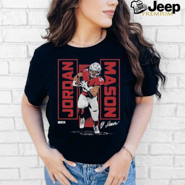 Jordan Mason San Francisco 49ers Vertical Shirt