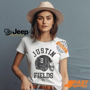 Justin Fields Pittsburgh Helmet Shirt