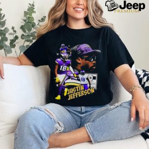 Justin Jefferson Vintage Collage T Shirt