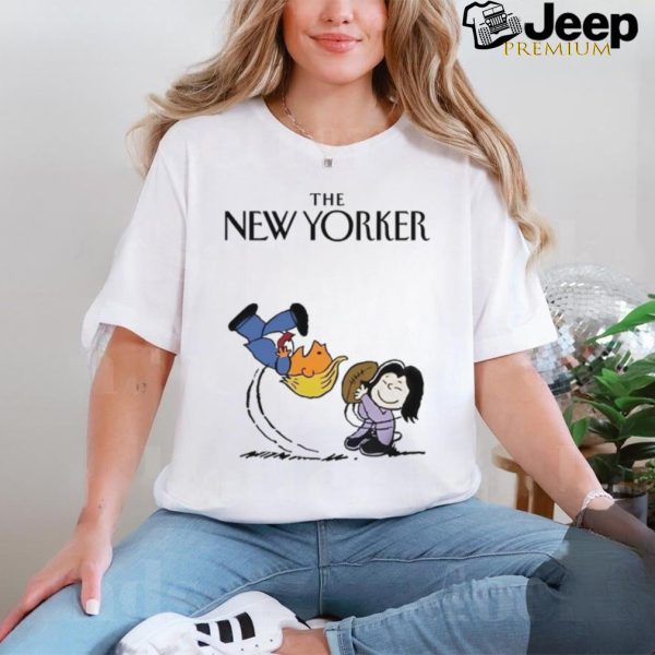 Kamala Harris And Donald Trump Peanuts The New Yorker Tee Shirt