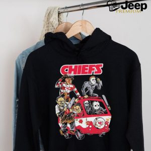 Kansas City Chiefs NFL Horror Characters Movie Hippie Halloween Shirt