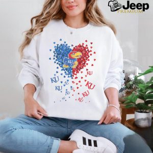 Kansas Jayhawks Heart Shirt