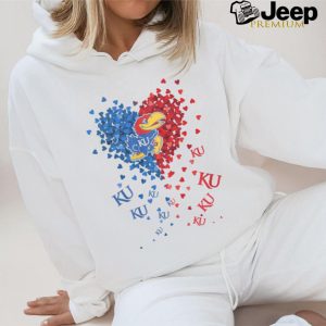 Kansas Jayhawks Heart Shirt