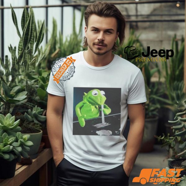 Kermit Getting Absolutely Wasted On Coke Funny Shirt