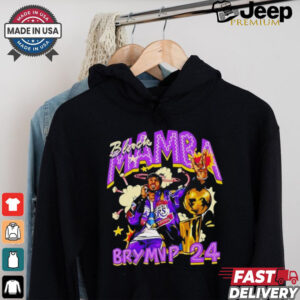 Kobe Bryant Vintage No 24 Champion MVP Graphic Basketball shirt