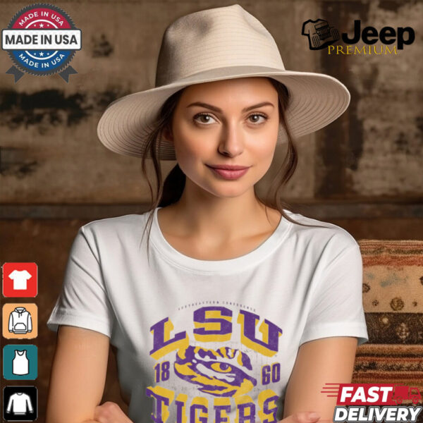 LSU Tigers Field Arched Wordmark T Shirt