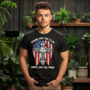 Las Vegas Raiders Stand For The Flag Kneel For The Cross 2024 T shirt