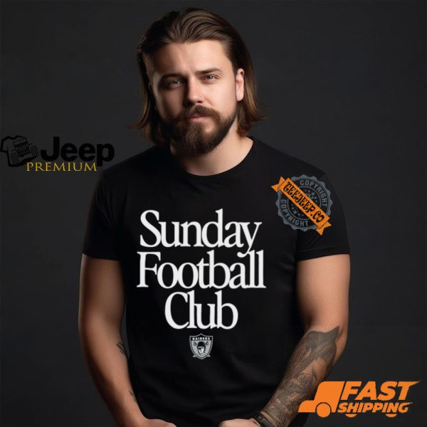 Las Vegas Raiders Sunday Football Club Heavyweight T Shirt