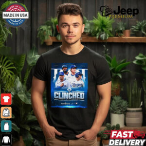 Los Angeles Dodgers 2024 Clinched Postseason T Shirt