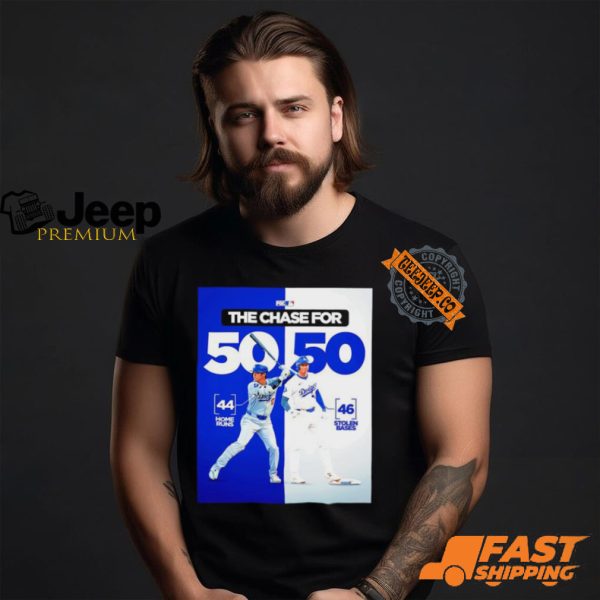 Los Angeles Dodgers the chase for 50 50 shirt