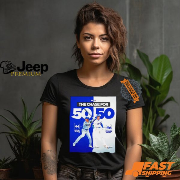 Los Angeles Dodgers the chase for 50 50 shirt